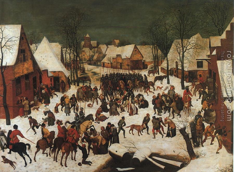 Pieter The Elder Bruegel : Hunters in the Snow